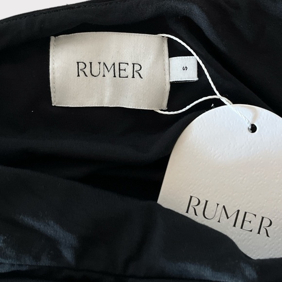 Rumer The Label | Revolve Small Black Paige Mini Dress Party Sexy - Picture 9 of 12